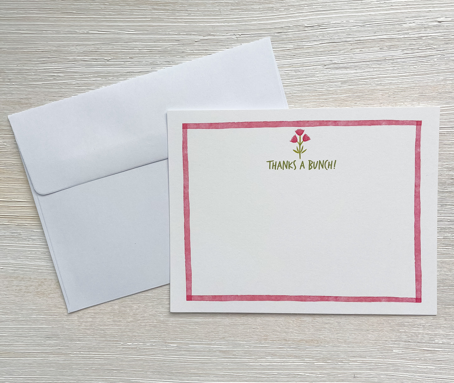 Thanks a bunch notecard