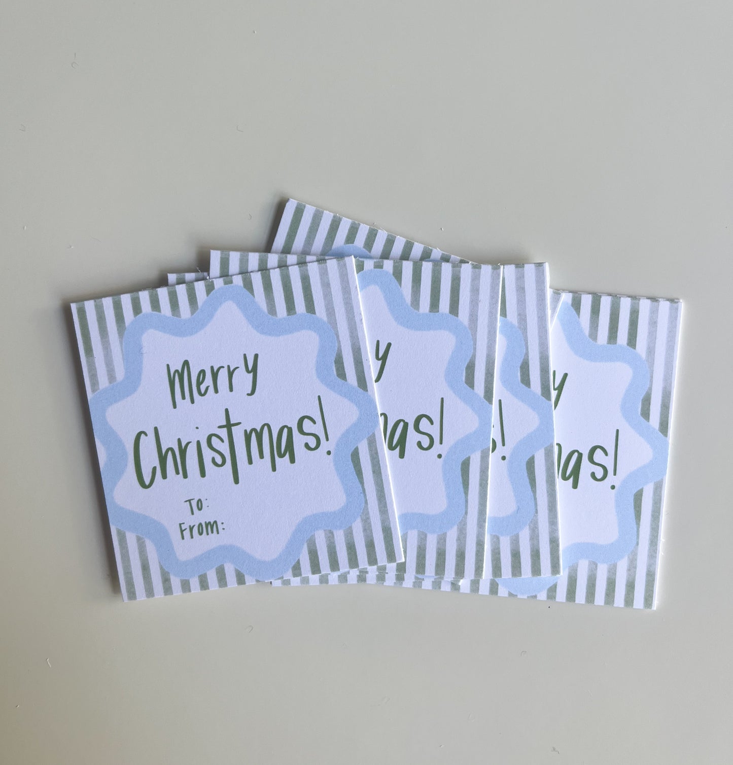 Christmas tags set