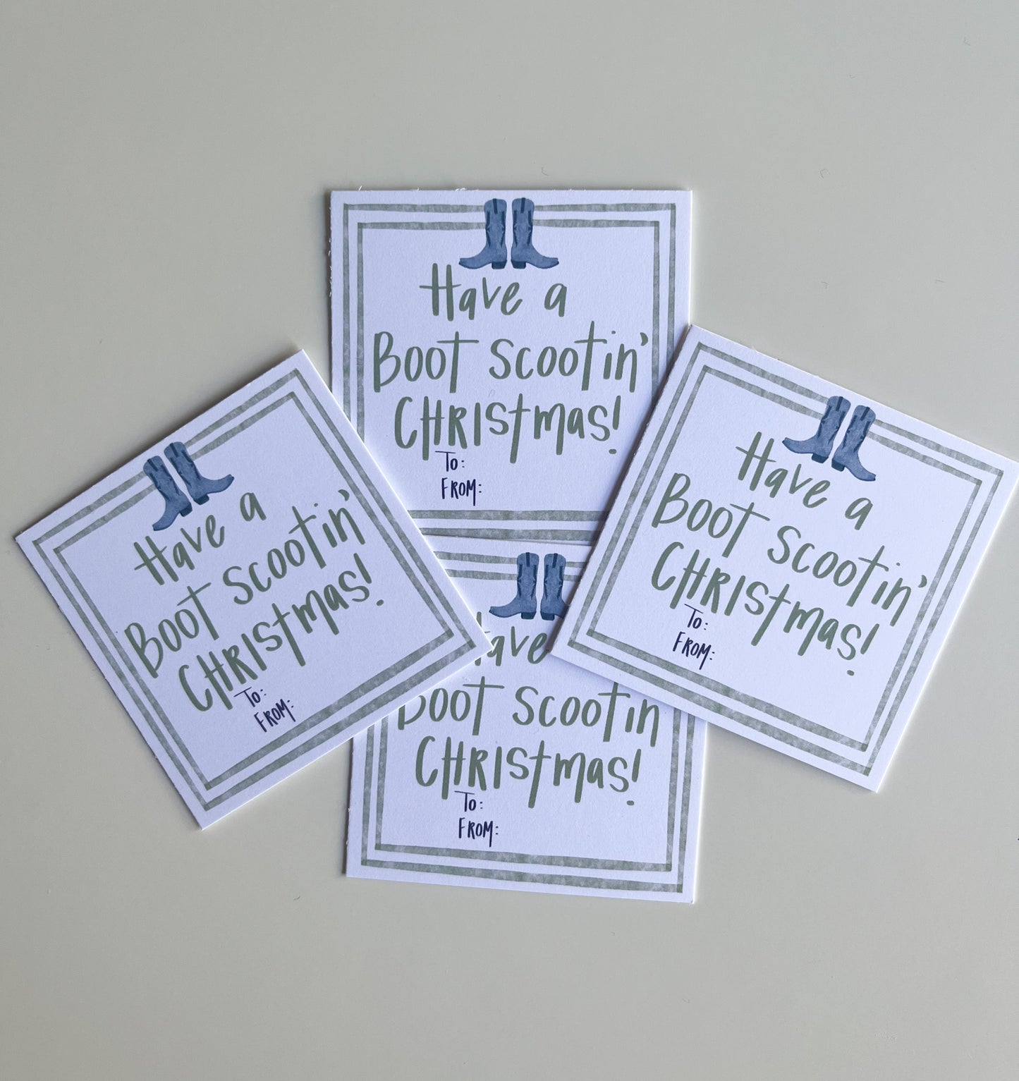 Christmas tags set