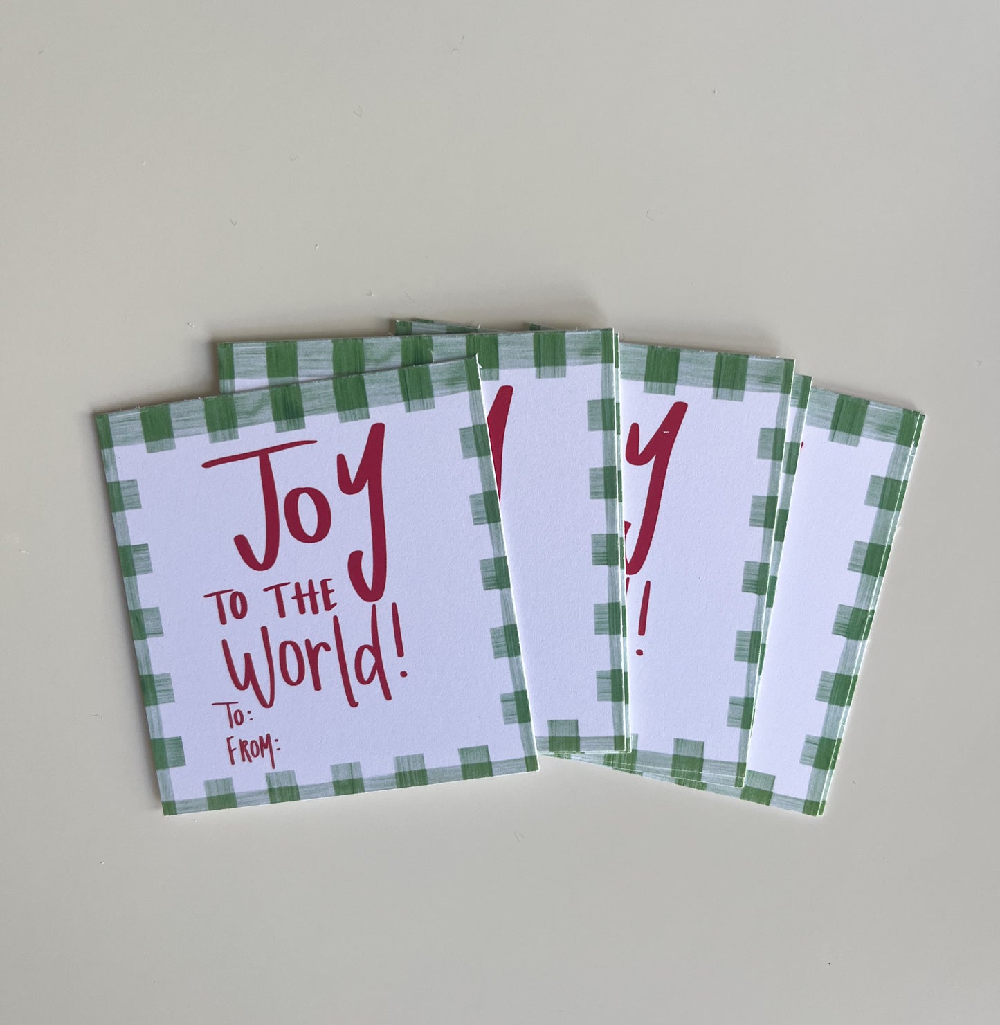 Christmas tags set