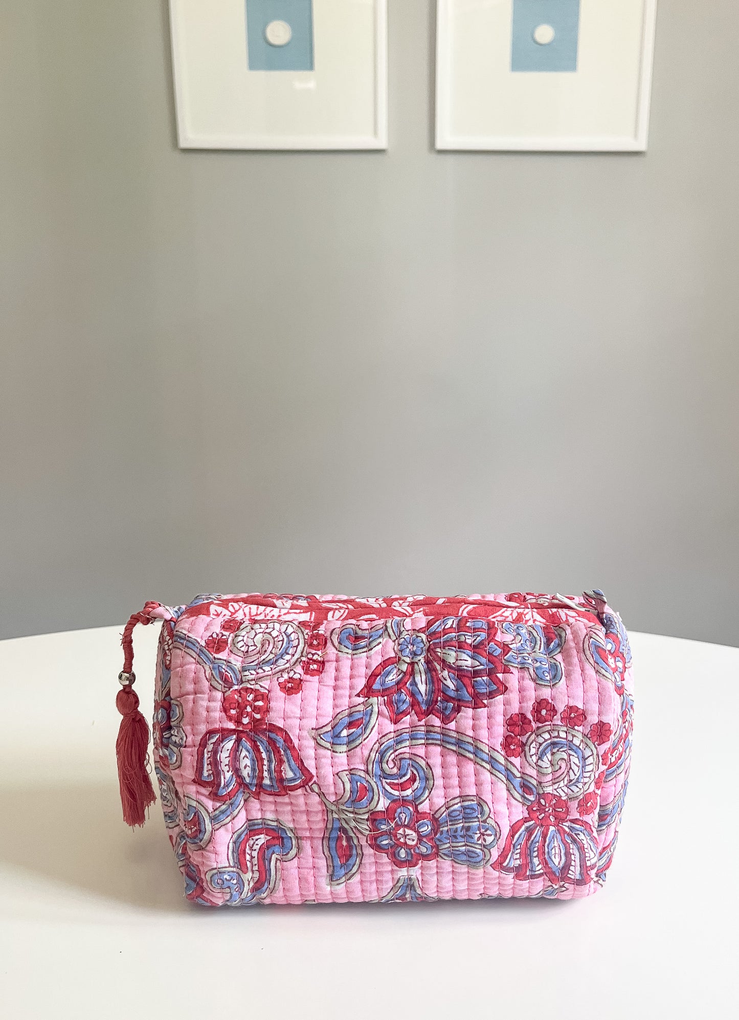 Block print cosmetic bag II