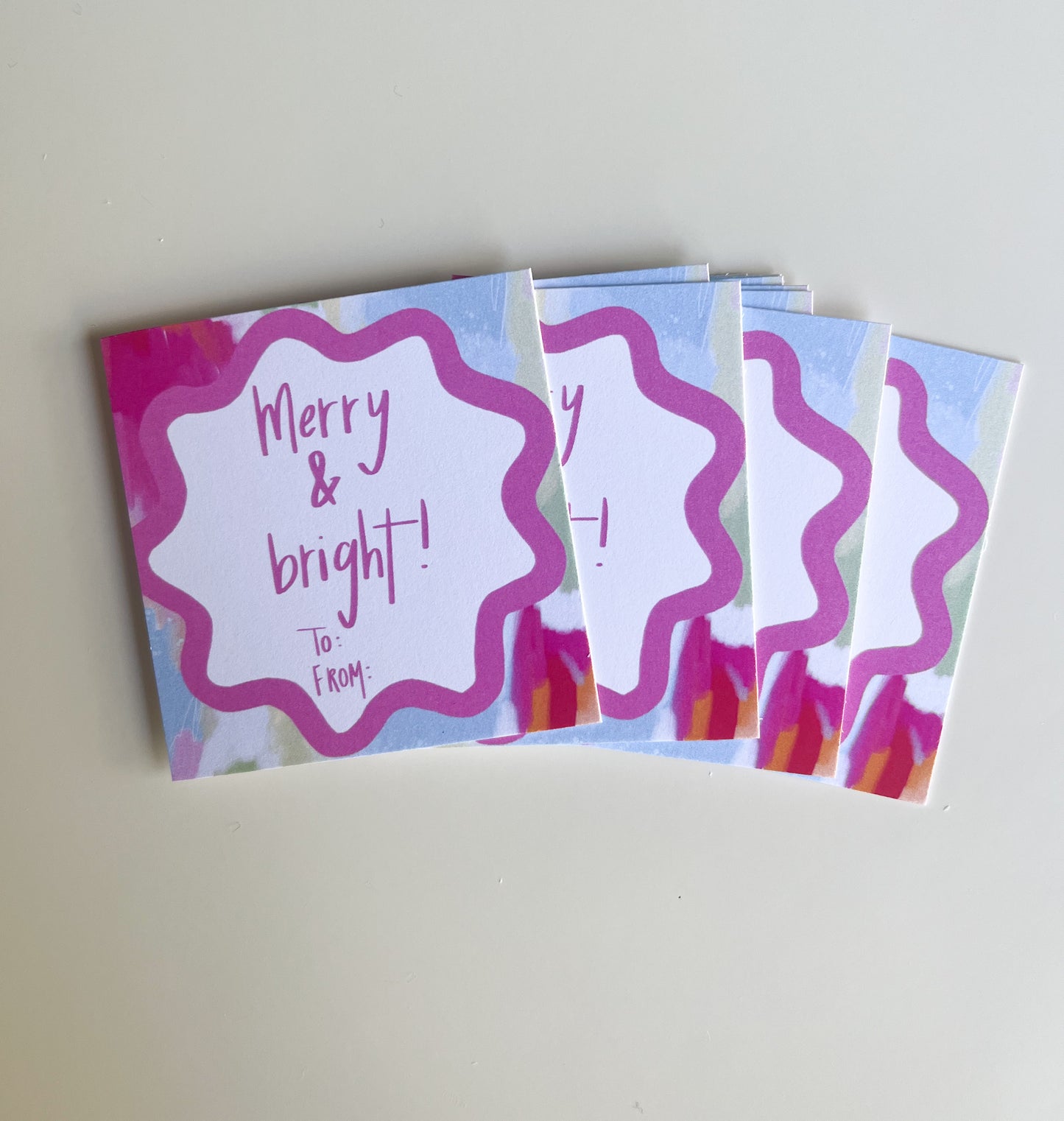 Christmas tags set
