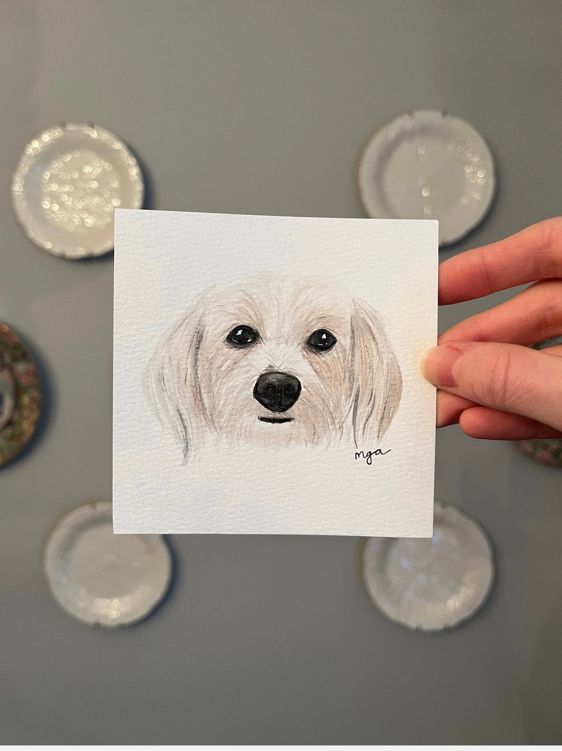 Custom pet portrait