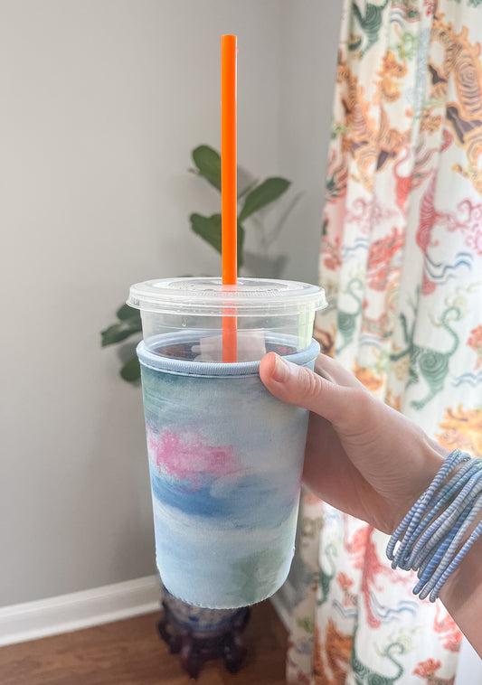 Iced coffee coozie