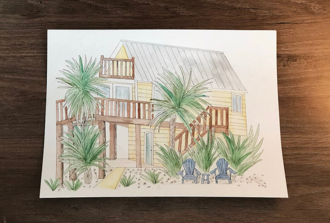 Custom house portrait