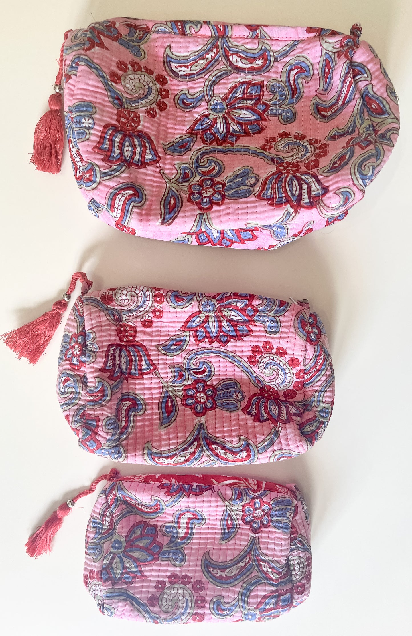 Block print cosmetic bag II