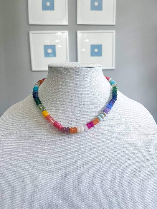 Colorful candy necklace