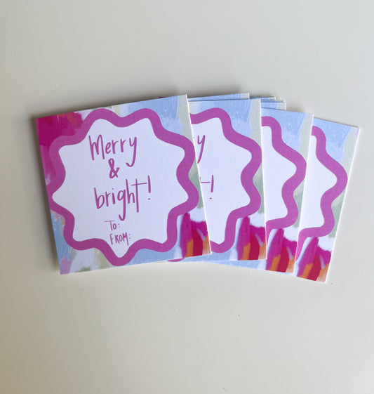 Christmas tags set