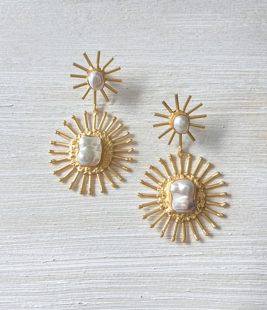 Double Starburst earrings