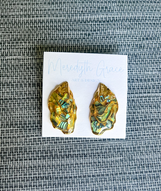 Oyster earrings